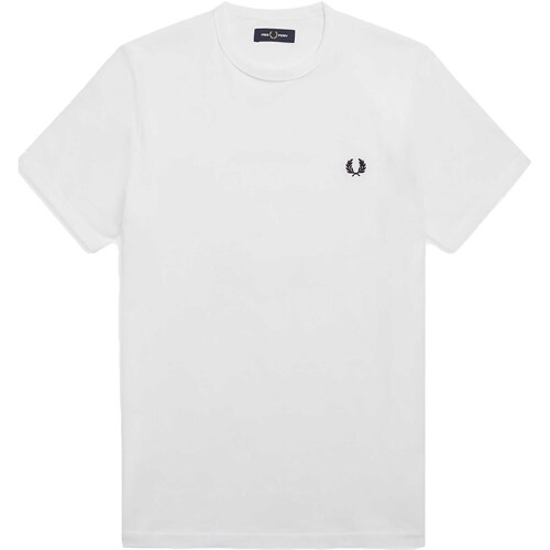 Abbigliamento Uomo T-shirt & Polo Fred Perry Fp Ringer T-Shirt Bianco