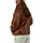 Abbigliamento Donna Giacche Hinnominate Piumino All Zip In Nylon Con Etichetta Sul Polso Marrone