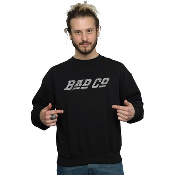 Abbigliamento Uomo Felpe Bad Company Straight Logo Nero