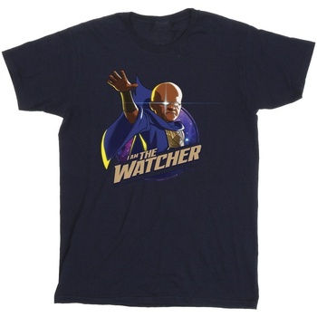 Abbigliamento Uomo T-shirts a maniche lunghe Marvel What If The Watcher Blu