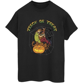 Abbigliamento Donna T-shirts a maniche lunghe Scooby Doo Trick Or Treat Nero