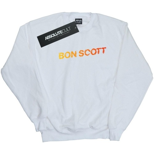 Abbigliamento Uomo Felpe Bon Scott Shattered Logo Bianco