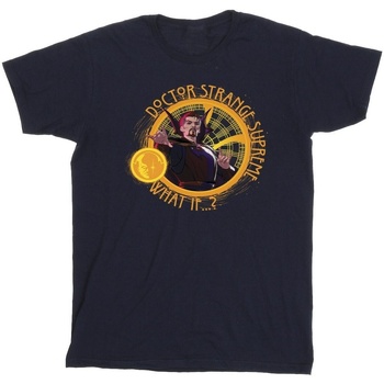 Abbigliamento Uomo T-shirts a maniche lunghe Marvel What If Supreme Dr Strange Blu