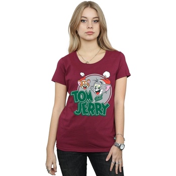 Abbigliamento Donna T-shirts a maniche lunghe Dessins Animés Christmas Greetings Multicolore