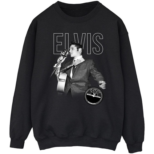 Abbigliamento Uomo Felpe Elvis Logo Portrait Nero