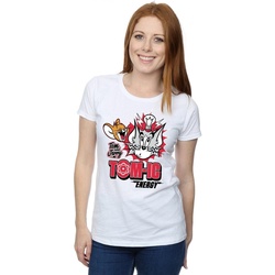 Abbigliamento Donna T-shirts a maniche lunghe Dessins Animés Tomic Energy Bianco
