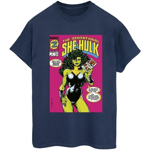 Abbigliamento Donna T-shirts a maniche lunghe Marvel She-Hulk: Attorney At Law Second Chance Blu