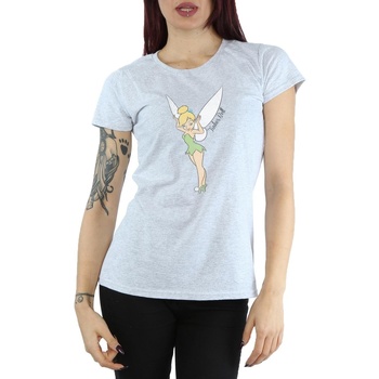 Abbigliamento Donna T-shirts a maniche lunghe Disney Classic Tinkerbell Grigio