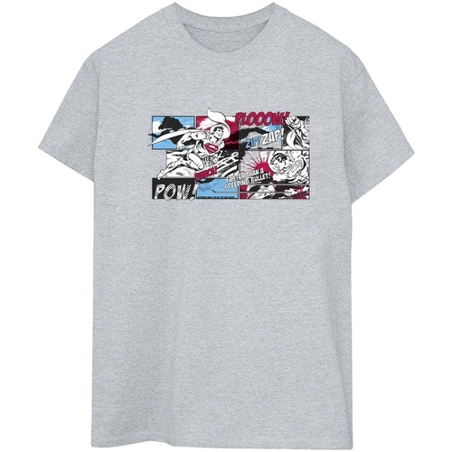 Abbigliamento Donna T-shirts a maniche lunghe Dc Comics Superman Comic Strip Grigio