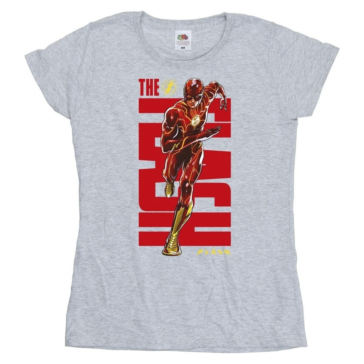 Abbigliamento Donna T-shirts a maniche lunghe Dc Comics The Flash Dash Grigio