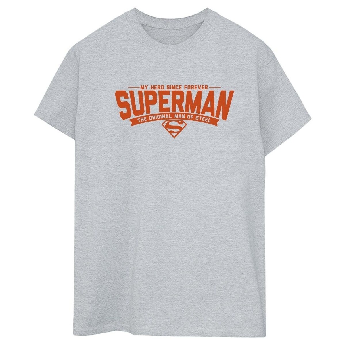 Abbigliamento Donna T-shirts a maniche lunghe Dc Comics Superman Hero Dad Grigio