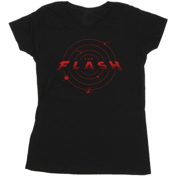 Abbigliamento Donna T-shirts a maniche lunghe Dc Comics The Flash Multiverse Rings Nero