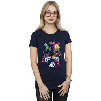 Abbigliamento Donna T-shirts a maniche lunghe Marvel Thor Ragnarok Grandmaster Presents Blu