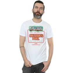 Abbigliamento Uomo T-shirts a maniche lunghe National Lampoon´s Christmas Va No Vacancy Bianco