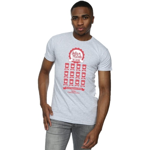 Abbigliamento Uomo T-shirts a maniche lunghe National Lampoon´s Christmas Va Jelly Club Grigio
