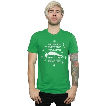 Abbigliamento Uomo T-shirts a maniche lunghe National Lampoon´s Christmas Va Eat My Dust Verde