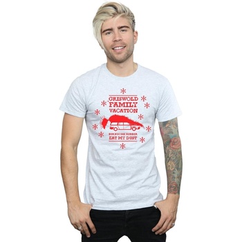 Abbigliamento Uomo T-shirts a maniche lunghe National Lampoon´s Christmas Va Eat My Dust Grigio
