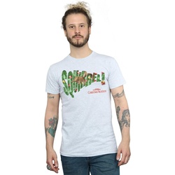 Abbigliamento Uomo T-shirts a maniche lunghe National Lampoon´s Christmas Va Squirrel Tree Grigio