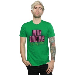 Abbigliamento Uomo T-shirts a maniche lunghe National Lampoon´s Christmas Va Kiss My Ass Verde
