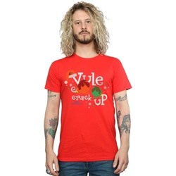 Abbigliamento Uomo T-shirts a maniche lunghe National Lampoon´s Christmas Va Yule Crack Up Rosso