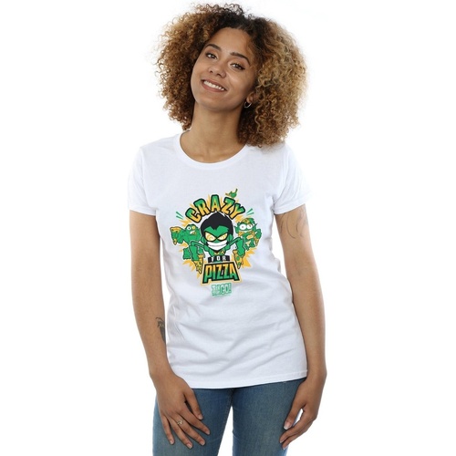 Abbigliamento Donna T-shirts a maniche lunghe Dc Comics  Bianco