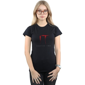 Abbigliamento Donna T-shirts a maniche lunghe It Chapter 2 Movie Logo Nero