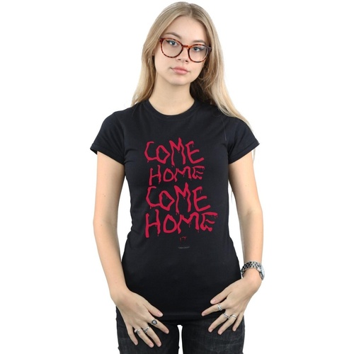 Abbigliamento Donna T-shirts a maniche lunghe It Chapter 2 Come Home Nero