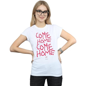 Abbigliamento Donna T-shirts a maniche lunghe It Chapter 2 Come Home Bianco