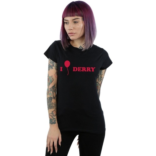Abbigliamento Donna T-shirts a maniche lunghe It Chapter 2 Derry Balloon Nero