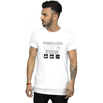 Abbigliamento Uomo T-shirts a maniche lunghe Pink Floyd Pyramid Trio Bianco