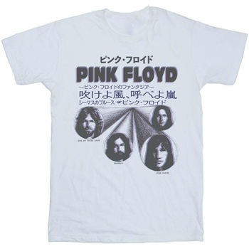 Abbigliamento Uomo T-shirts a maniche lunghe Pink Floyd Japanese Cover Bianco