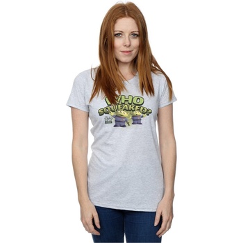 Abbigliamento Donna T-shirts a maniche lunghe Disney Toy Story Who Squeaked? Grigio