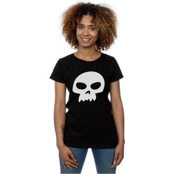 Abbigliamento Donna T-shirts a maniche lunghe Disney Toy Story Sid's Skull Nero