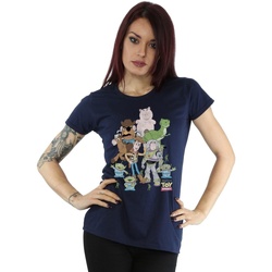 Abbigliamento Donna T-shirts a maniche lunghe Disney Toy Story Group Blu