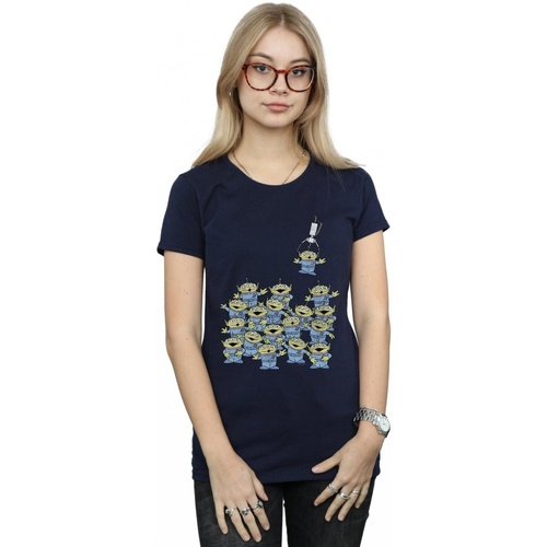 Abbigliamento Donna T-shirts a maniche lunghe Disney Toy Story The Claw Blu