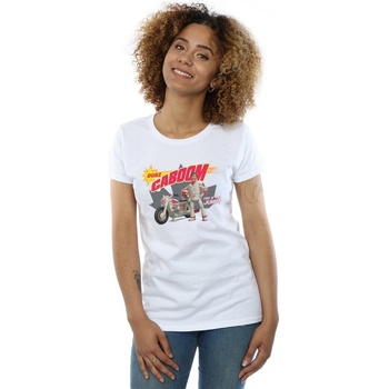 Abbigliamento Donna T-shirts a maniche lunghe Disney Toy Story 4 Duke Caboom King Of The Jump Bianco