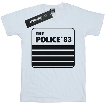 Abbigliamento Uomo T-shirts a maniche lunghe The Police 83 Tour Bianco