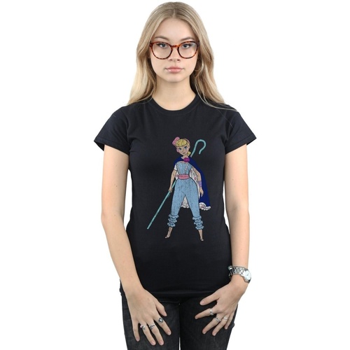 Abbigliamento Donna T-shirts a maniche lunghe Disney Toy Story 4 Bo Peep Pose Nero