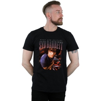 Abbigliamento Uomo T-shirts a maniche lunghe Syd Barrett Dust And Guitars Homage Nero