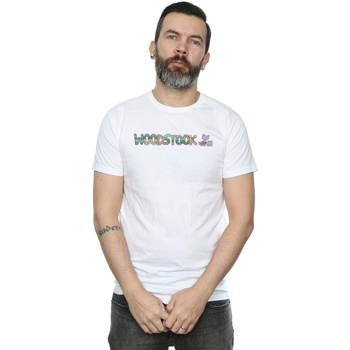 Abbigliamento Uomo T-shirts a maniche lunghe Woodstock Aztec Logo Bianco