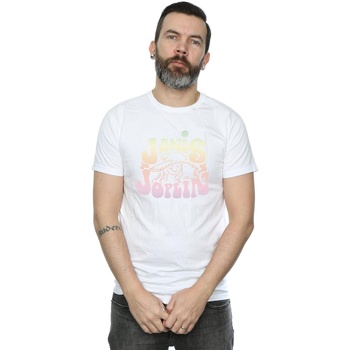 Abbigliamento Uomo T-shirts a maniche lunghe Janis Joplin Pastel Logo Bianco