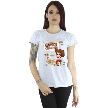 Abbigliamento Donna T-shirts a maniche lunghe Disney Toy Story Woody Cowboy Crunchies Grigio