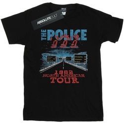 Abbigliamento Uomo T-shirts a maniche lunghe The Police North American Tour V2 Nero