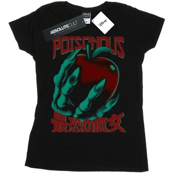 Abbigliamento Donna T-shirts a maniche lunghe Disney Evil Queen Poisonous Nero