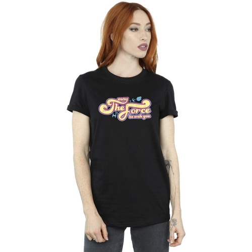 Abbigliamento Donna T-shirts a maniche lunghe Star Wars: A New Hope BI44556 Nero