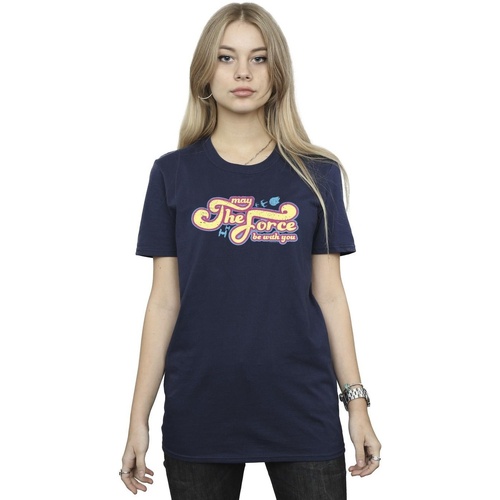 Abbigliamento Donna T-shirts a maniche lunghe Star Wars: A New Hope BI44556 Blu