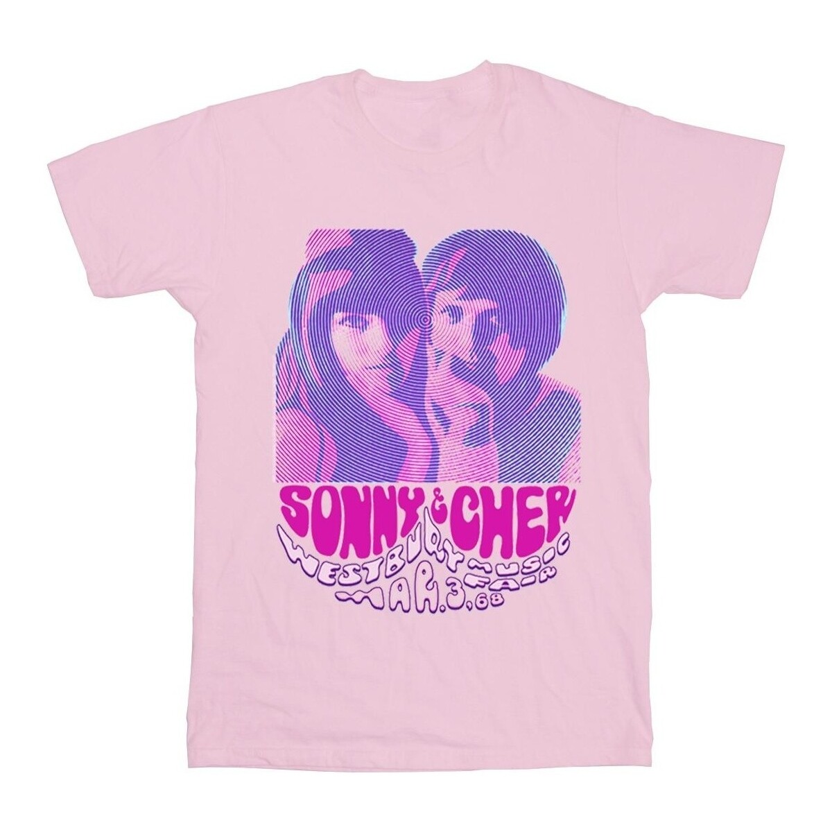 Abbigliamento Uomo T-shirts a maniche lunghe Sonny & Cher Westbury Music Fair Rosso