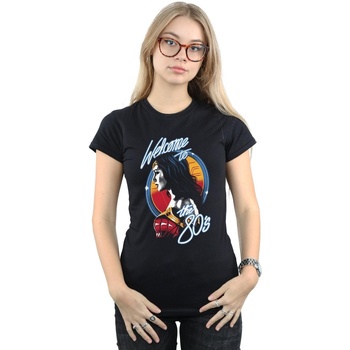 Abbigliamento Donna T-shirts a maniche lunghe Dc Comics  Nero
