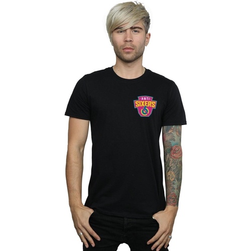 Abbigliamento Uomo T-shirts a maniche lunghe Ready Player One Anti Sixers Breast Logo Nero