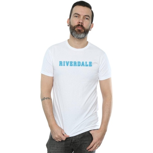 Abbigliamento Uomo T-shirts a maniche lunghe Riverdale Neon Logo Bianco
